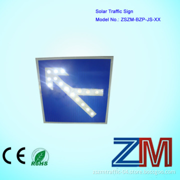 Solar LED Traffic Indicator Signs/ Road Flashing Signal for Branch Road